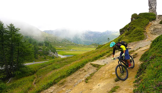 Mountainbike Freeride Tour: Simplon Stockeralp Belalp