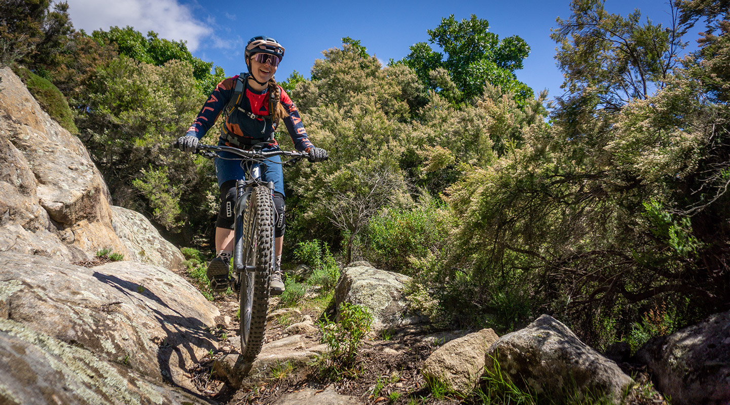 Coole Trails im Wald