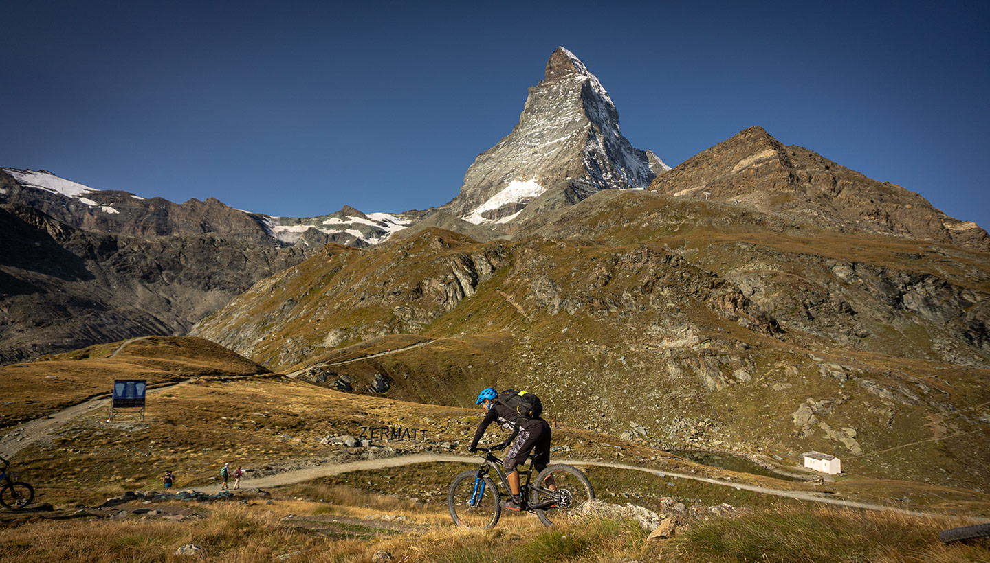 Biken mit Matterhorn